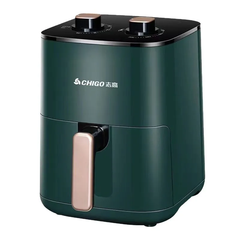 Large Capacity Air Fryer Oil-Free Electric Oven with Visual Window 3D Hot Air Circulation Non-Stick Basket Home Kitchen