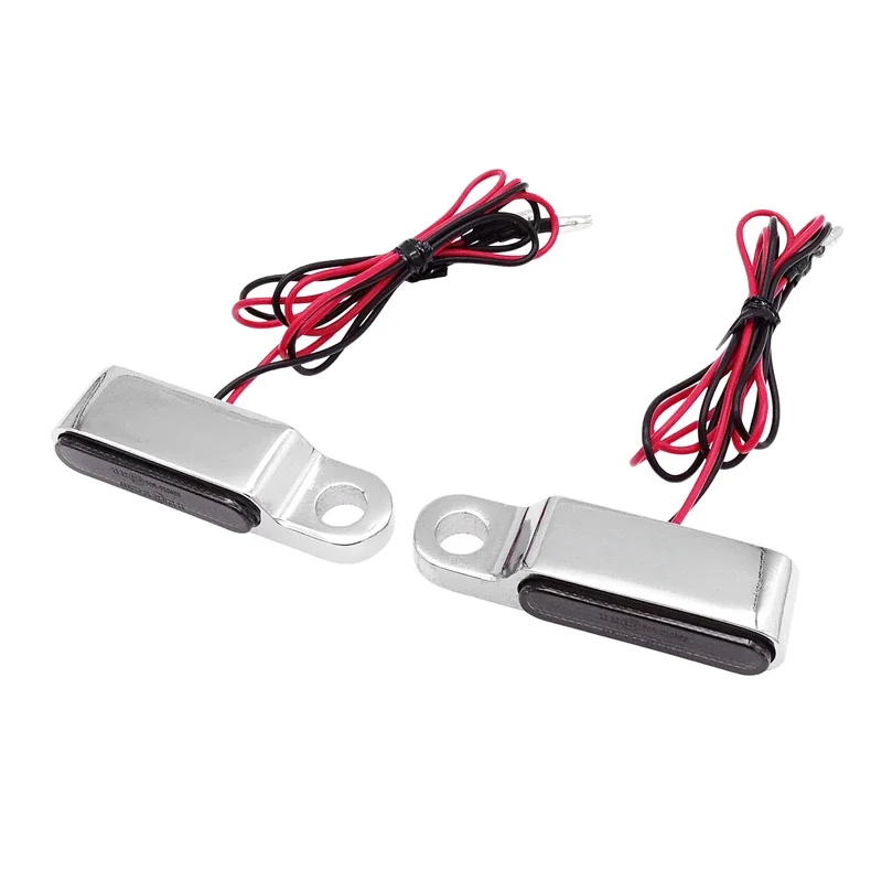 

1 пара, Светодиодные поворотники для мотоцикла, 12 В, 8 мм