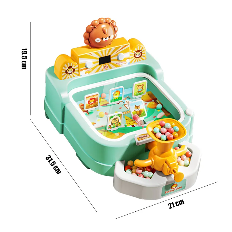 Mármores tiro LCD Scoring Table Game para crianças, brinquedo infantil, jogo de desenhos animados, menina, educação com música, sala, presentes de aniversário