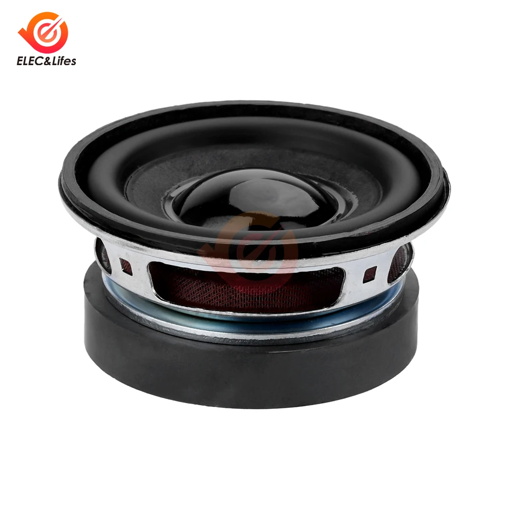 1Pcs 52mm 2 Inch Audio Portable Speaker 4 Ohm 5-6W Full Range Hifi Bass Altavoz loudSpeaker Home Theater Sound System DIY