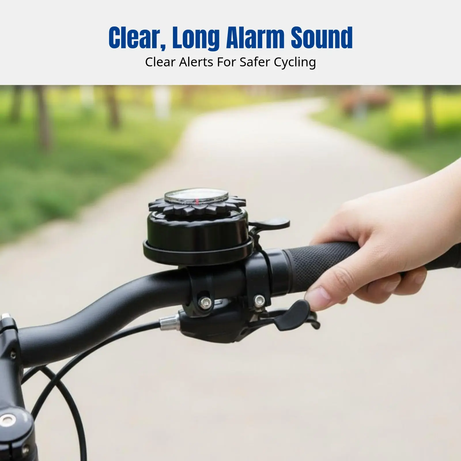 

Bike Alert, Compass Horn, Trail Bike, Kids Bike, Universal Handlebar, Flower Design