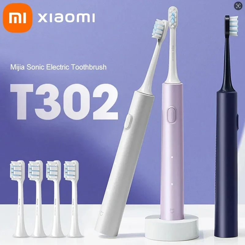 XIAOMI MIJIA Electric Sonic Toothbrush T302 USB Charge Rechargeable For Adult Waterproof Electronic Whitening Teeth Tooth Brush