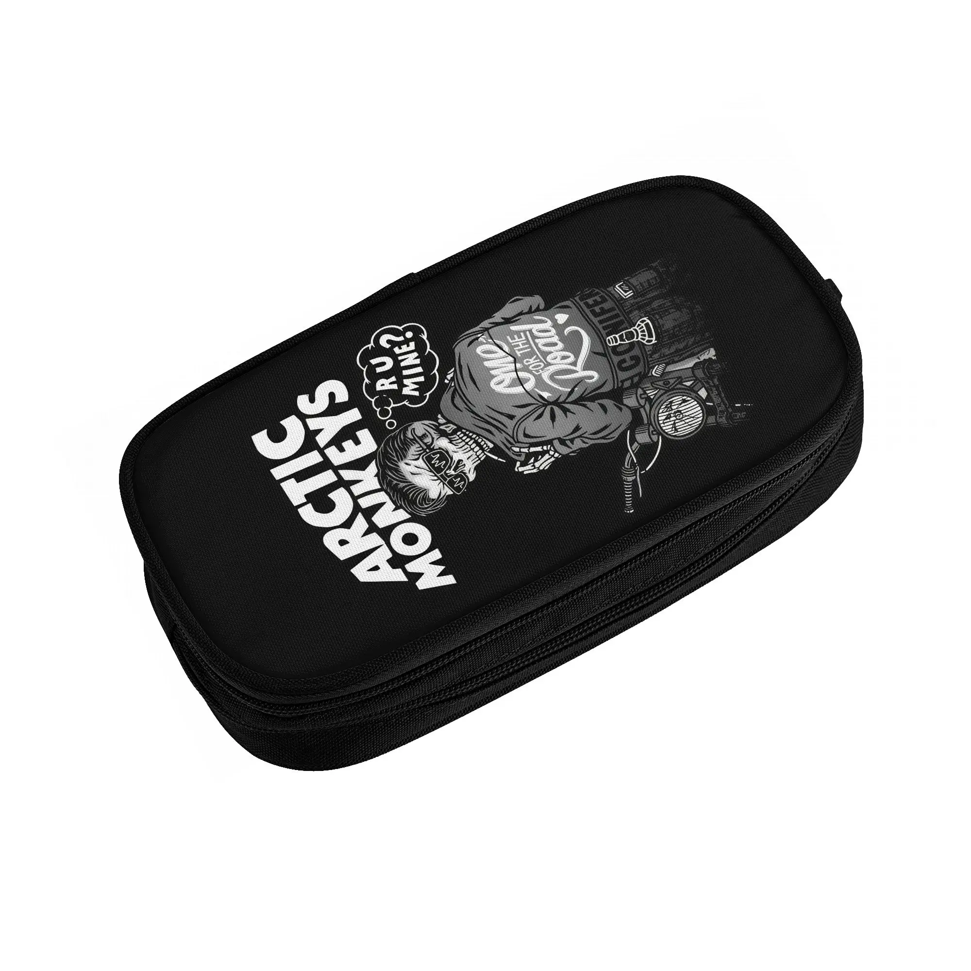 Kawaii English Rock Band Arctic Monkeys  Pencil Cases for Girls Boys  Large Capacity Pen Box Bag School Supplies