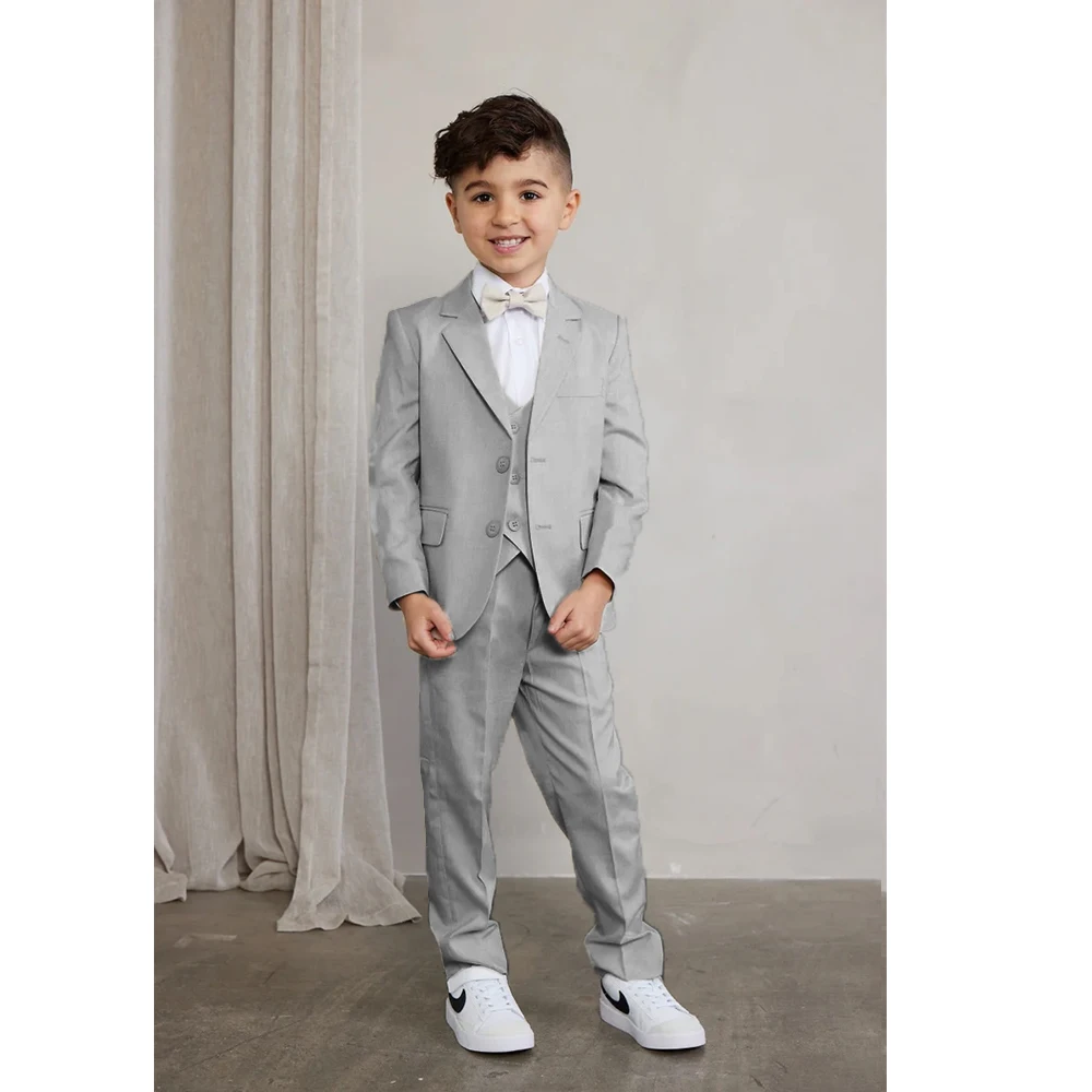 

Flower Boys Wedding Suit 2-18 Years Teenage Boy Suits Outfits Set Spring Autumn Elegant Boy Formal Performance Costume Suit Set