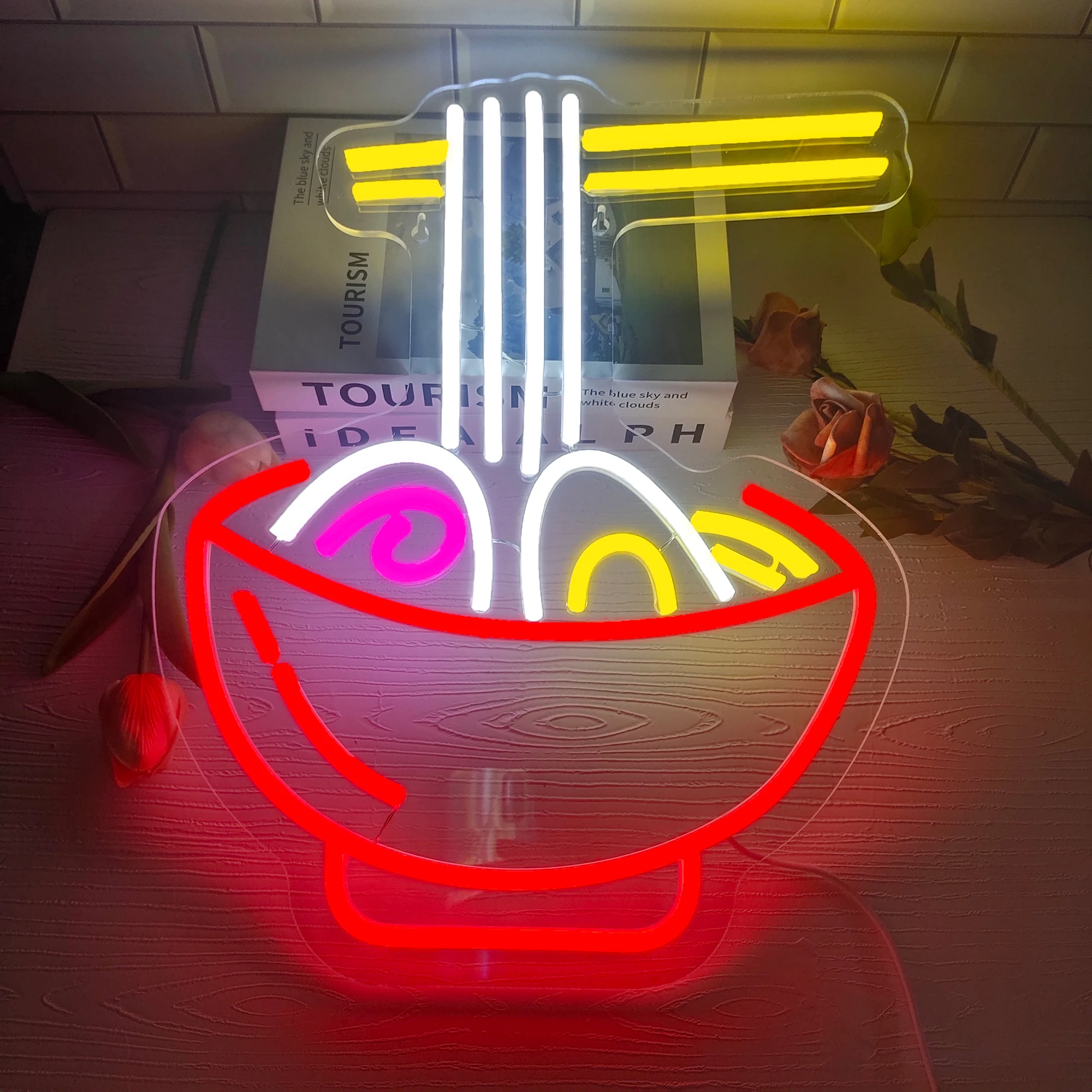 Ramen Noodles Neon Sign Wedding Neon Sign Party Neon Bedroom Custom Neon Light Led Neon Wall Decor