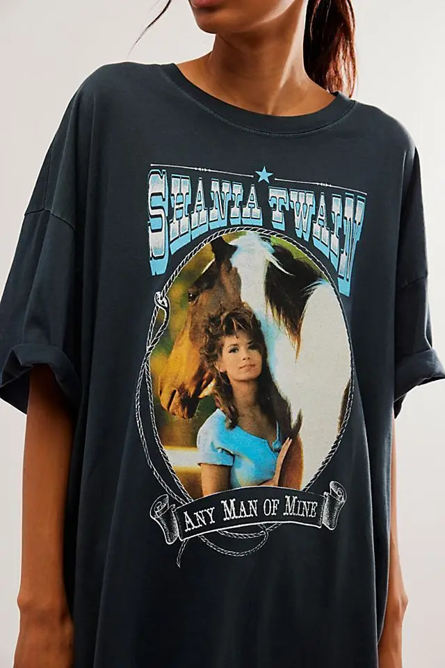 Shania Twain Any Man Of Mine Tee, Gift Unisex Tshirt All Size S-5XL KH5851