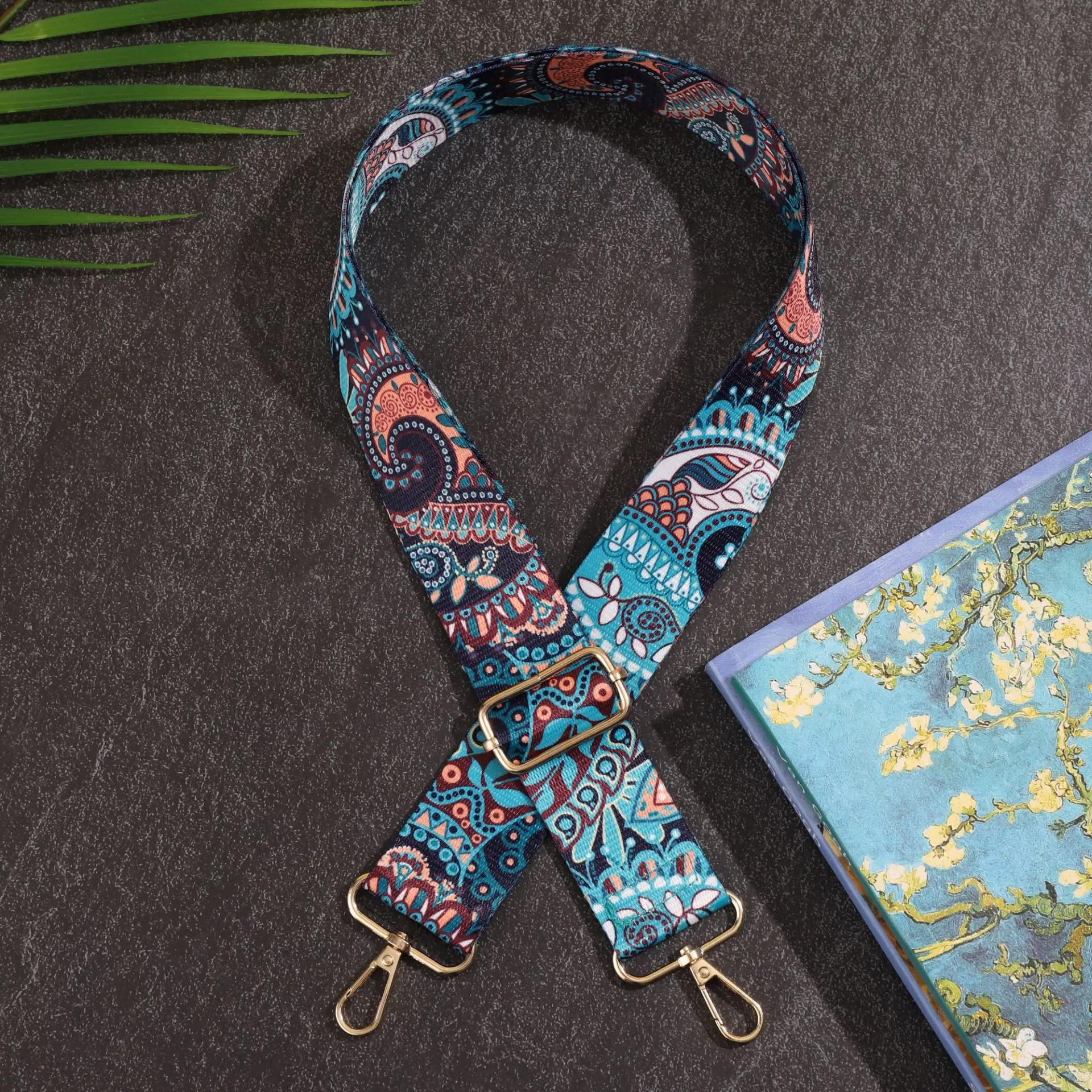 Fashionable And Versatile Shoulder Strap With Ethnic Style Adjustable Replacement Bag And Travel Accessories