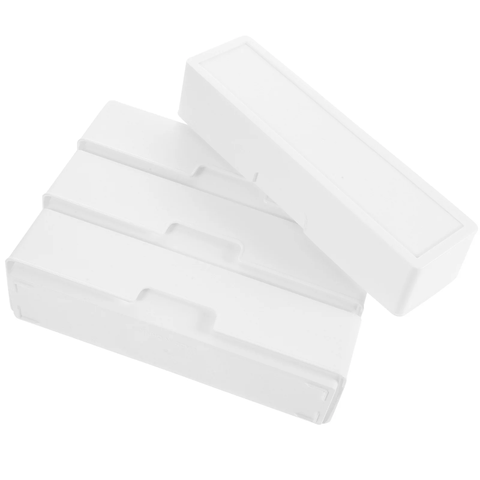 4 قطع منظم للأدراج، صندوق تخزين ملحقات مكتبية من مادة البولي بروبيلين الممتازة لأقلام التجميل وفرش أشتات #2