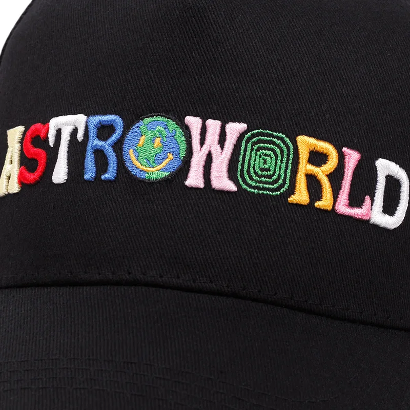 New ASTROWORLD Letter Embroidered Baseball Hat Unisex Fashion Mesh Breathable Snapback Dad Cap Couple Outdoor Hip Hop Visor Hats