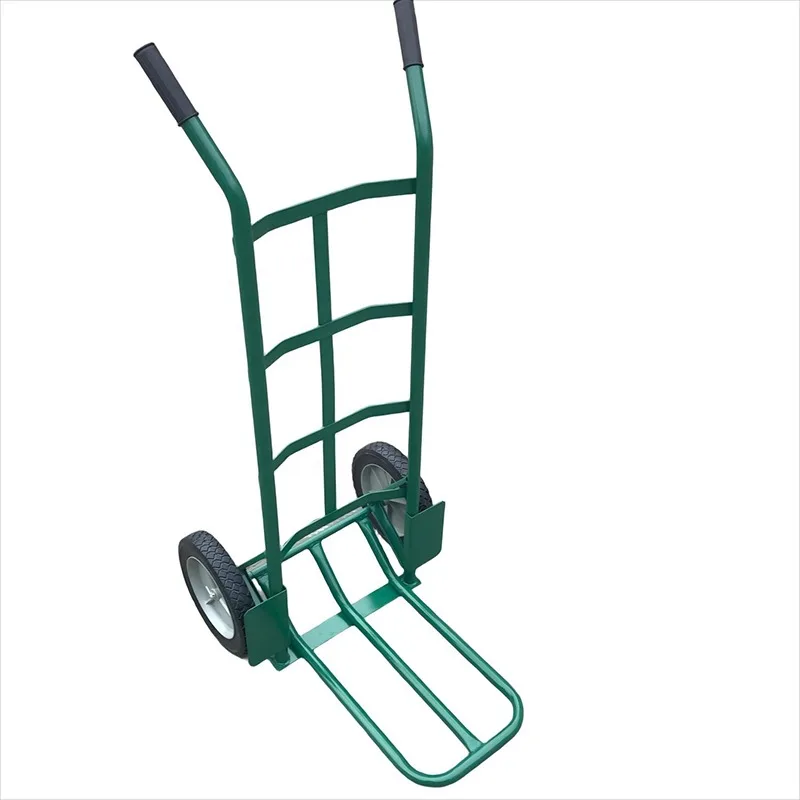Heavy Duty Industrial Steel Hand Cart Large Toe Plate Garden Folding Hand Sack Truck Barrow Dolly Trolley