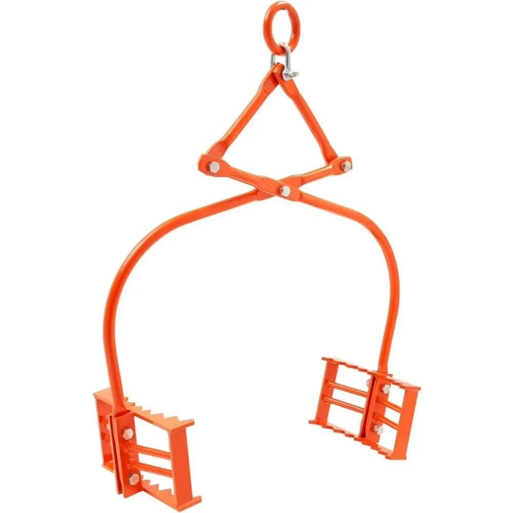 

Heavy-Duty Steel Stone and Log Lifting Tongs with 2 Serrated Claws, 1100 lbs Capacity