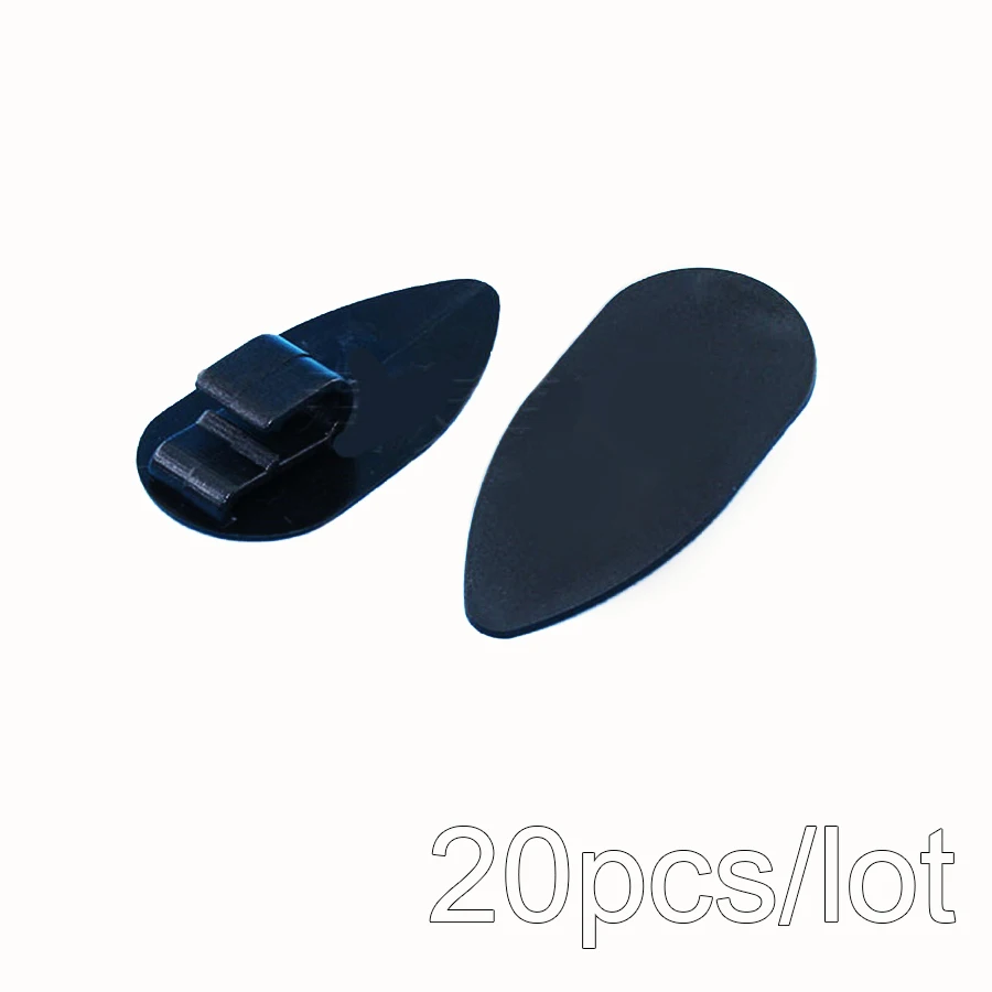 20pcs/lot Black car surrounded by large highside wire loop carpet mats anti-slip of the movable edge of the retaining clips snap