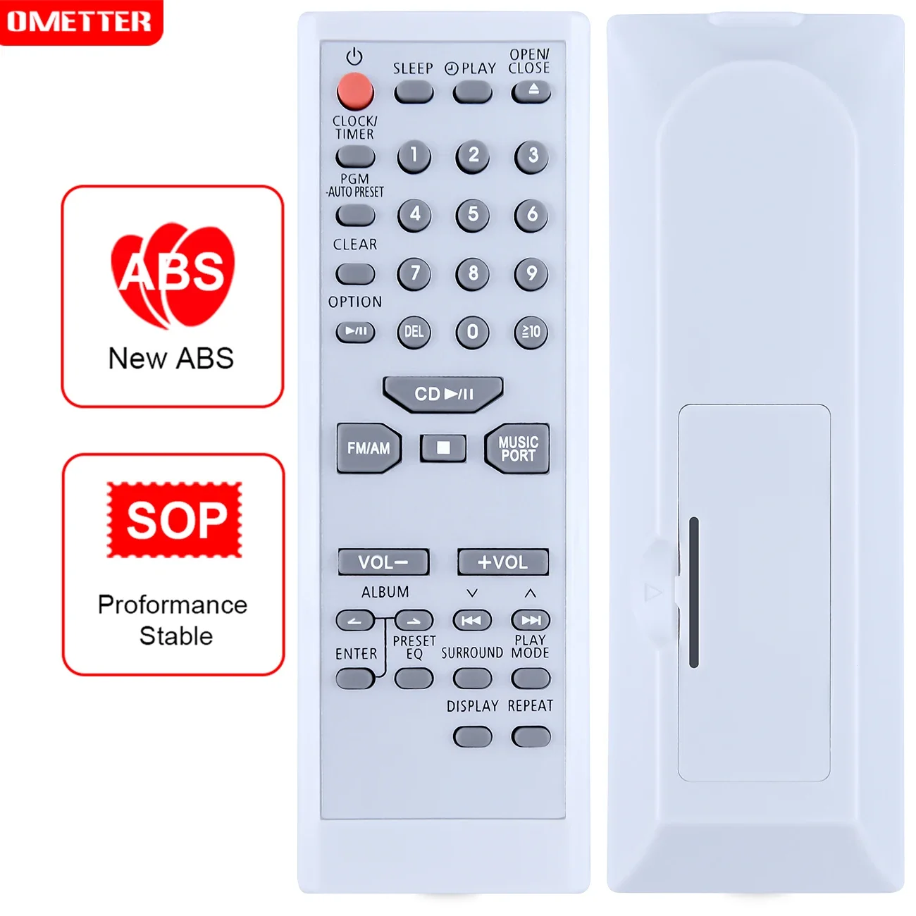 New Remote Control for Panasonic N2QAYB000109 N2QAYB000108 N2QAYB000105 SC-EN35 SC-EN33 SA-EN35 SA-EN33 CD Stereo Audio System