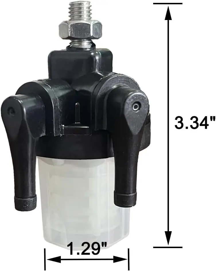 61N-24560-00-00 Fuel Filter Assembly Replace for Yamaha 9.9HP 15HP-90HP 2 or 4 Strokes 68T-24251-00-00 655-24560-01 655-24560-00