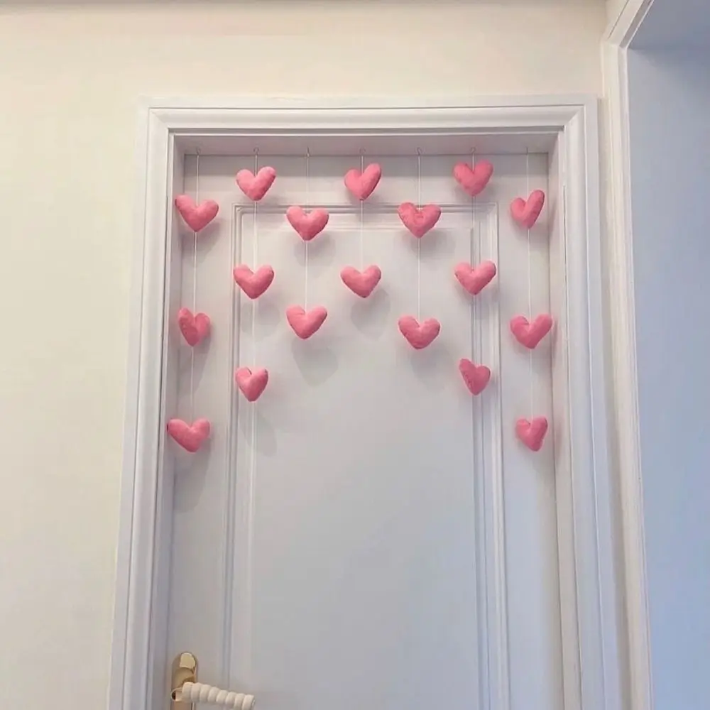 Shaped High Beauty Curtain Partition Women Gift Home Decor Love Hearts Pendant Door Curtain Ornaments Door Hanging Curtain
