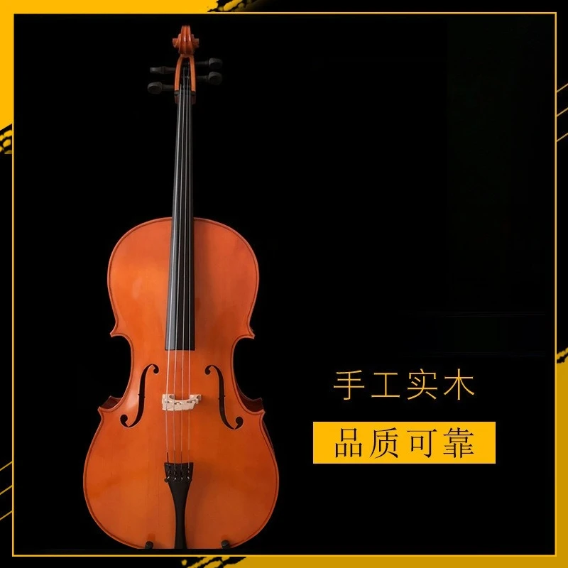 Handgefertigtes Massivholz-Cello, Matt Universal für Anfänger, Junior-Cello, Einsteigermodell