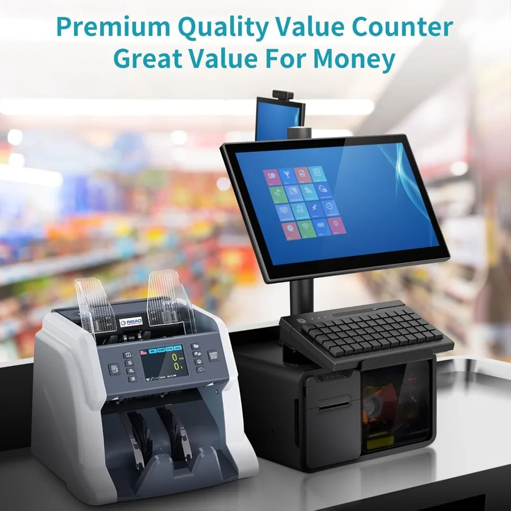 

Mixed Denomination Money Counter Machine, Value Counting, Bill Counter Multi Currency
