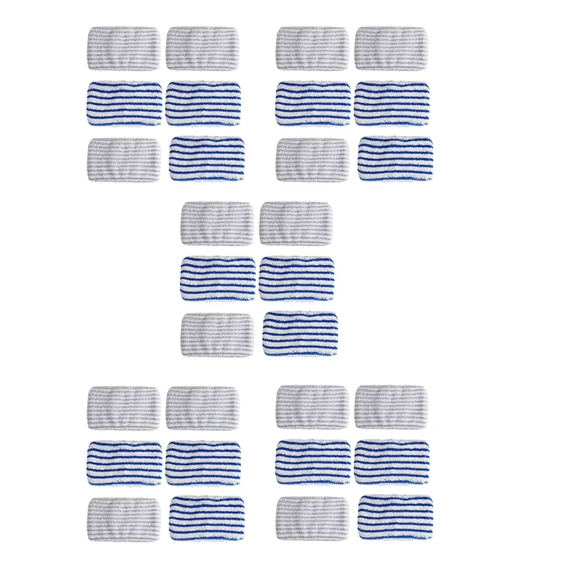 

T83C-30 Pcs Microfibre Cloth Pads Replacement For Rowenta Clean&Steam ZR005801 RY7/RY8 Series Not Suitable For RX6 Series