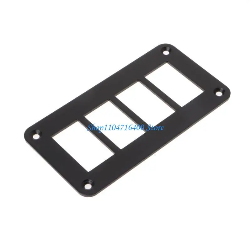 

y1gd Car Marine Boat 2/3/4/6 Way Aluminum Alloy Rocker Switch Panel Hosing Holder