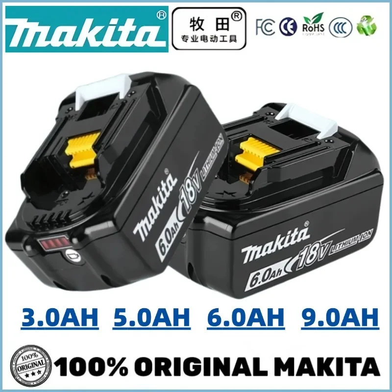 18V 6.0Ah Makita Powerful Replacement Battery BL1860 BL1850B BL1830 Series Battery Replacement Battery