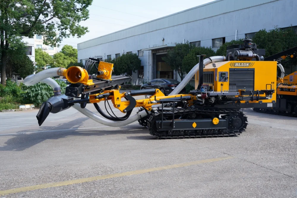 Industrial Heavy-Duty Crawler Hydraulic Surface Downhole DTH Drill Rig for Open-pit Quarry Mining and Rock Blasting Operations