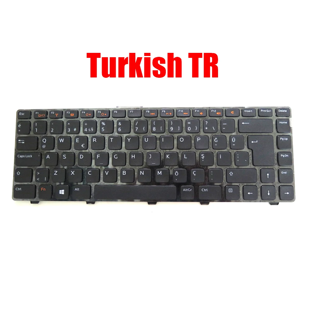 NE GK PO BG RU TR Keyboard For DELL For Inspiron N4120 N4050 14R 5420 N4110 7420 14Z N411Z N5040 N5050 15R 5520 7520 M5040 New