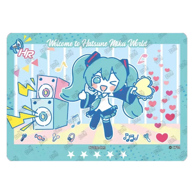 HR-013 Hatsune Miku Kagamine Rin Kagamine Len Oliver Zhiyu Moke Gakupo kaito Christmas Birthday Gift Collection Cards