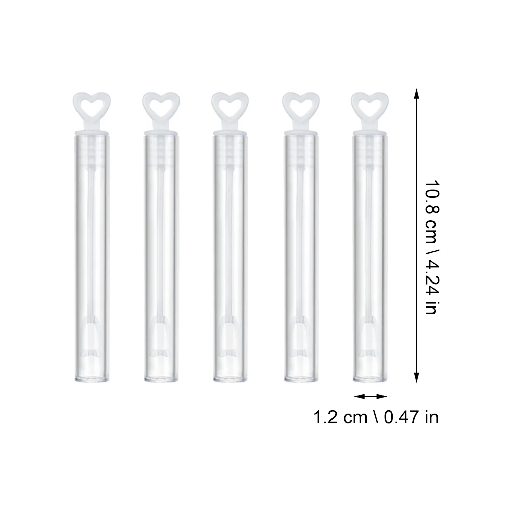 30 Pcs Water Empty Bubble Wands Bottle Mini Empty Toys Refillable Party Wedding Kids Blow Play Outdoor Fun