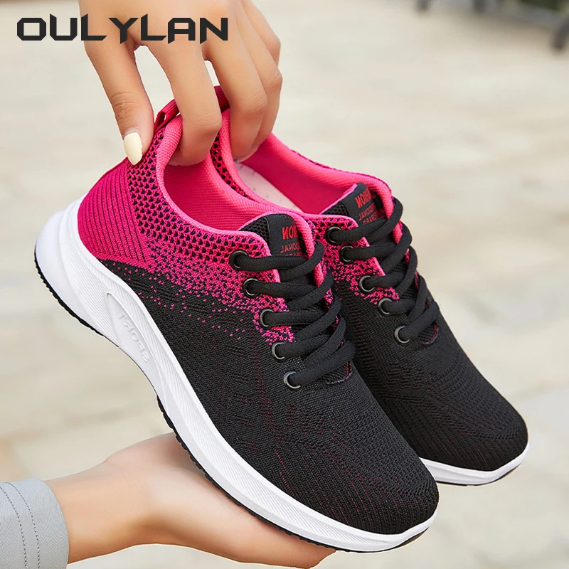 

Women Sports Shoes for Female Large Size 36-41 Sneakers Spring Fashion Running Shoes for Casual Breathable Lace up NEW