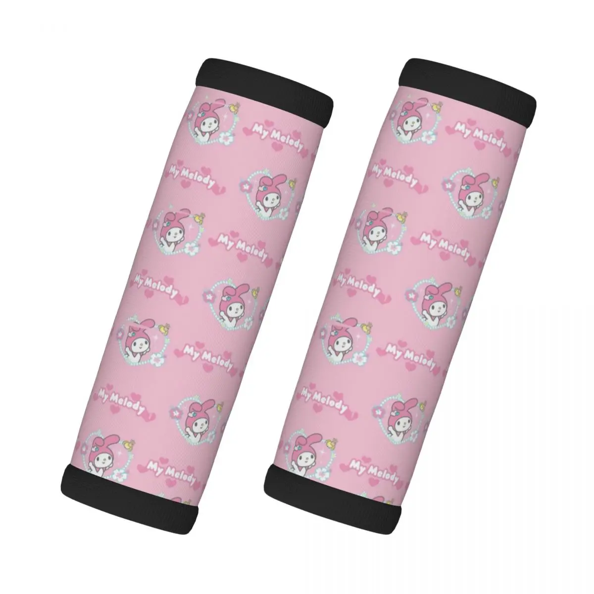 

Custom Cartoons Melody Luggage Handles Wrap Grips 2 Pcs Neoprene Suitcases Luggage Travel Accessories For Backpack Shoulder Pad