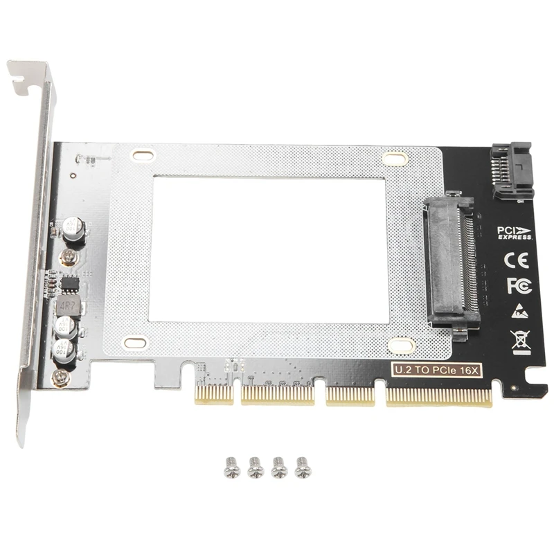 

Expansion Adapter Card U2X16 PCIE3.0 X4X16-U.2 Adapter Card SFF8639 Multifunctional Expansion Card Supports U.2 Ssds, Durable A