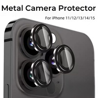 1 Set Metal Camera Protector for iPhone 15 16 Pro Max 14 Plus 13 Alloy Ring Lens Glass for iphone 15pro Back Lens Cap