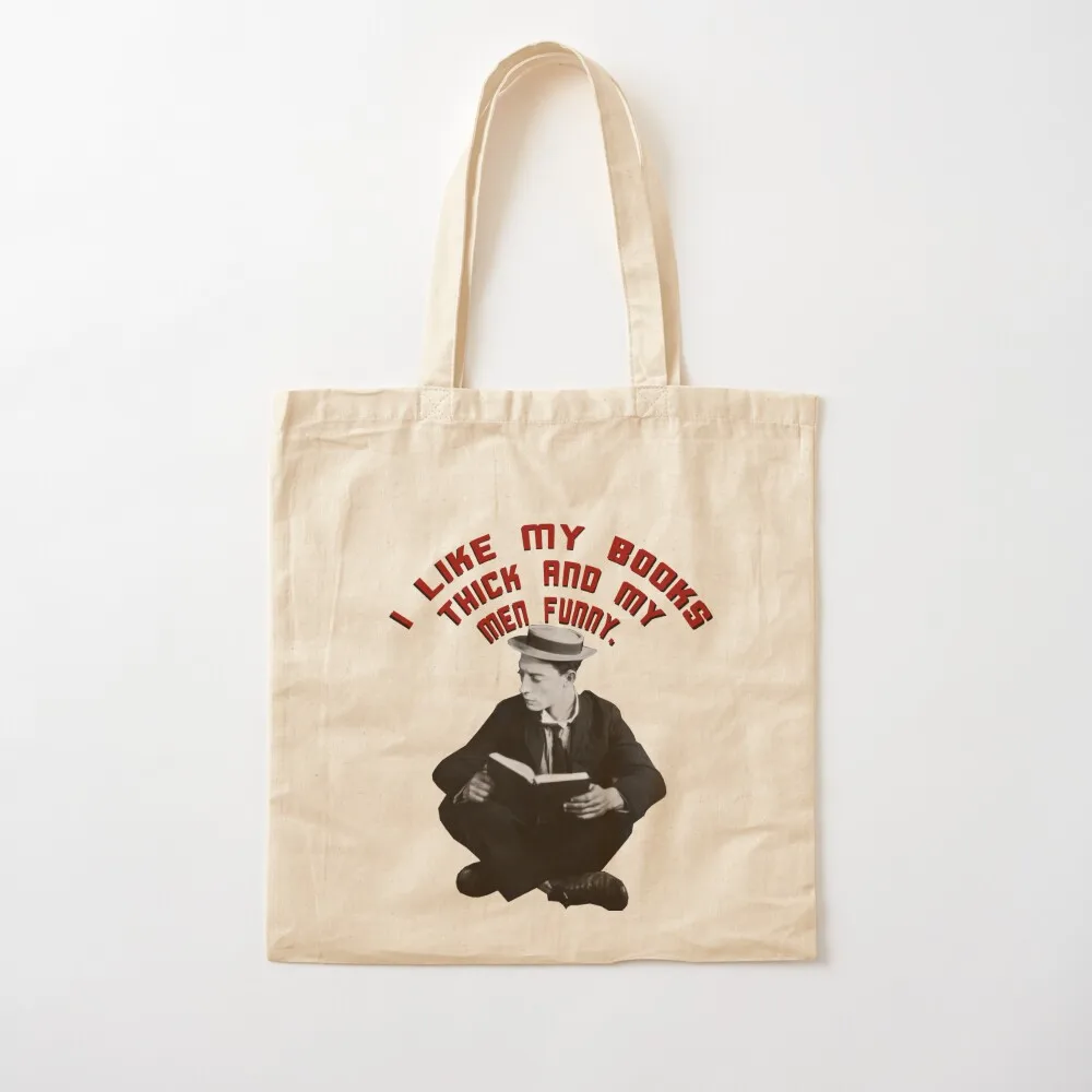Books Thick Men Funny Tote Bag reusable shopping bag custom tote bag shopper woman Handbags women