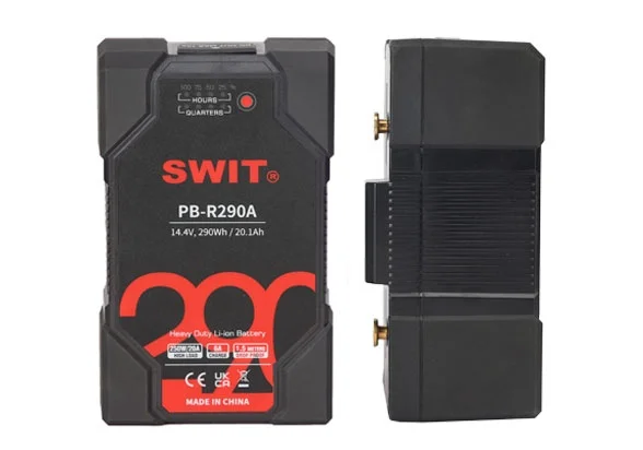 SWIT PB-R290A-Batería de montaje dorado resistente, 1,5 m, 14,4 V, 290Wh de capacidad, 250W, 20A, alto constante
