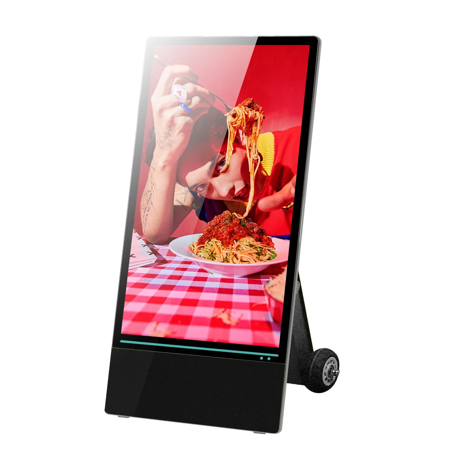 Factory Price Portable Removable IP65 Waterproof 43 Inch LCD Outdoor Battery Powered Kiosk Advertising Digital Signage Display