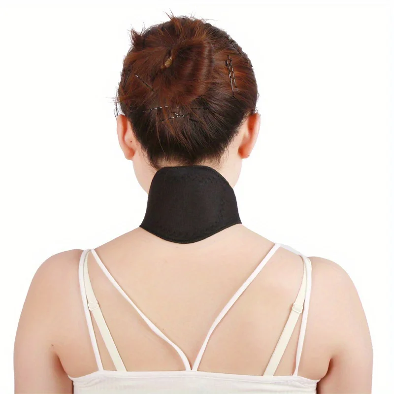 

2pcs Portable Magnetic Neck Massager Brace For Instant Muscle Relief - No Power Needed, Ideal For Security & Cleaning