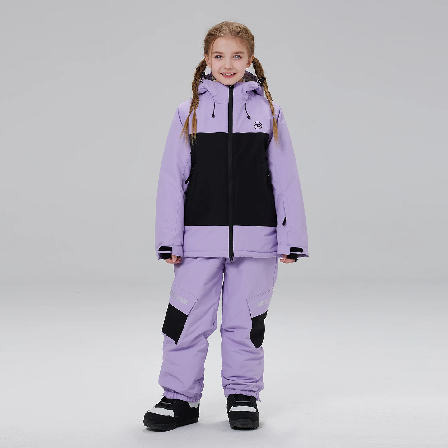 

Children's Snow Suit Sets, Snowboarding Clothing, Outdoor Sports Costumes, Skiing Jackets and Pants for Girl, Colorful, Winter