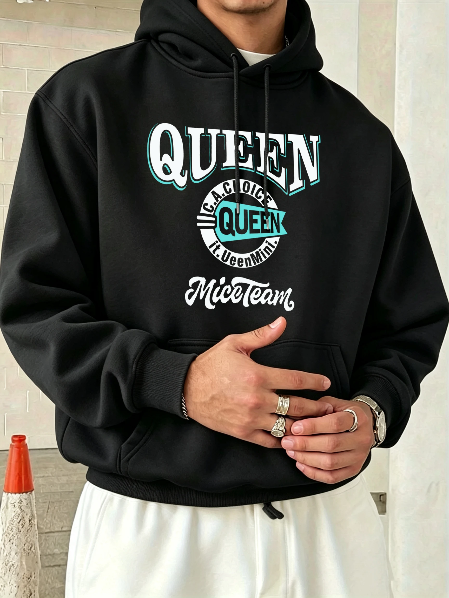 Queen Mice Team Letter Print M - Winter Clothing English recensie en prijs
