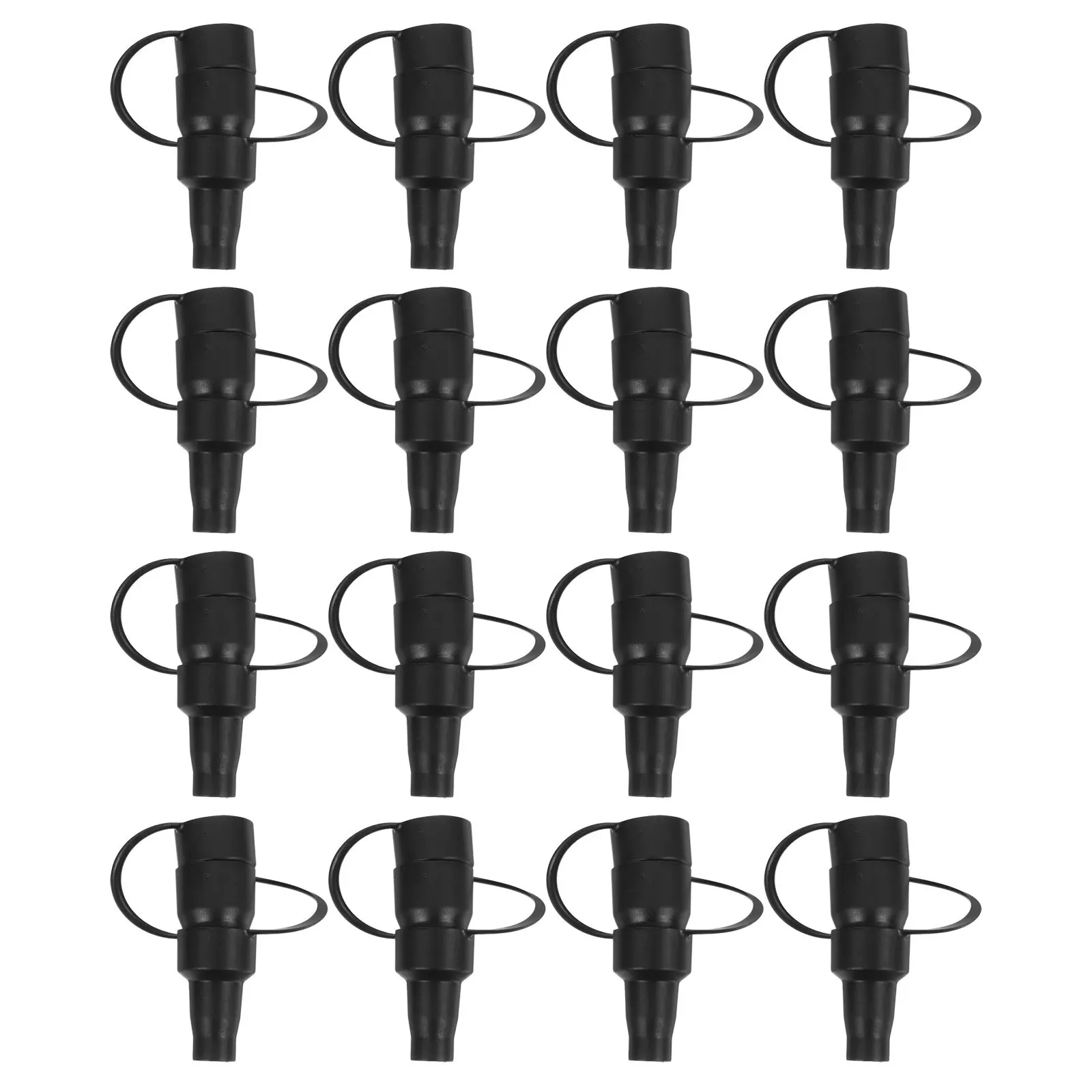 16Pcs Plastic Pump Nozzles: Universal Replacement Nozzles for Air Mattress Inflator - Compact Air Bed Nozzle Adapters for Quick