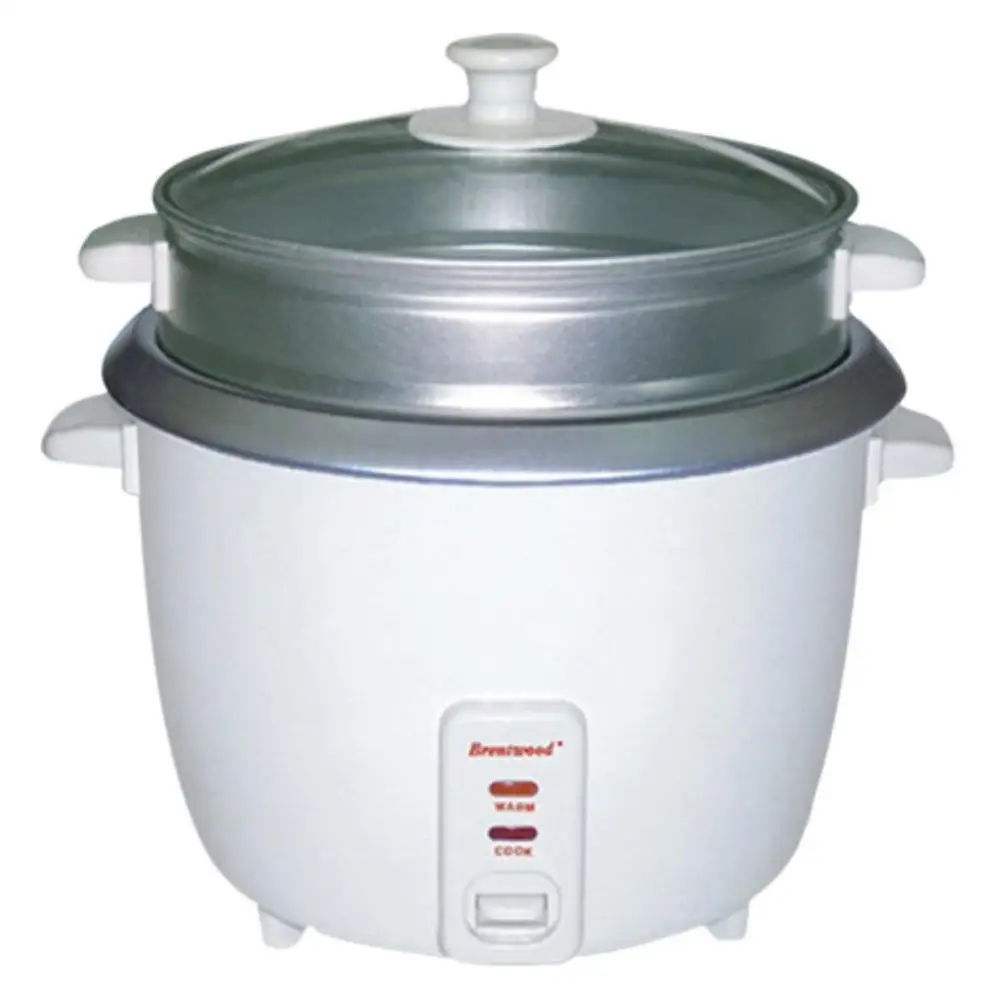 TS-380S 10-Cup Uncooked/20-Cup Cooked Rice Cooker and Food Steamer White