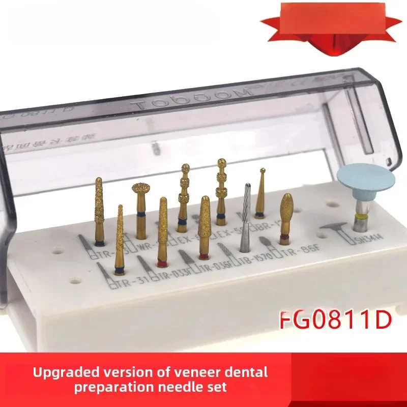 

Porcelain veneer inlay, all-ceramic porcelain front and rear teeth full crown set