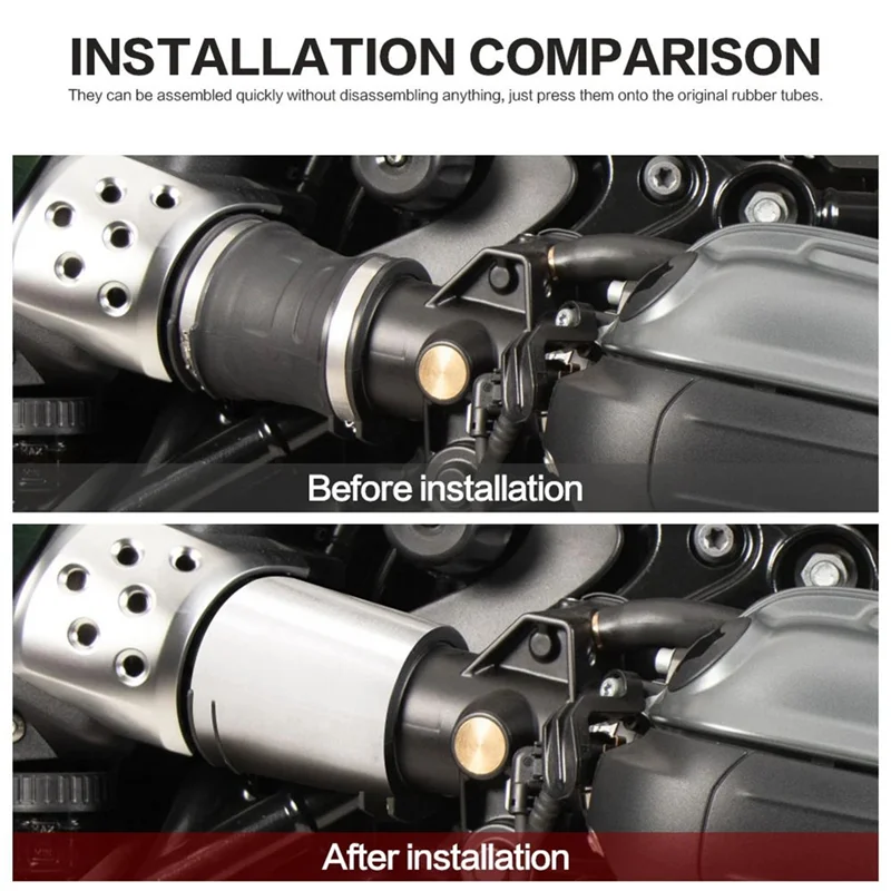 

Для BMW R 12 R12 Ninet NINE T 2024 2025 мотоциклетная крышка воздухозаборника, обтекатель, украшение, комплект аксессуаров