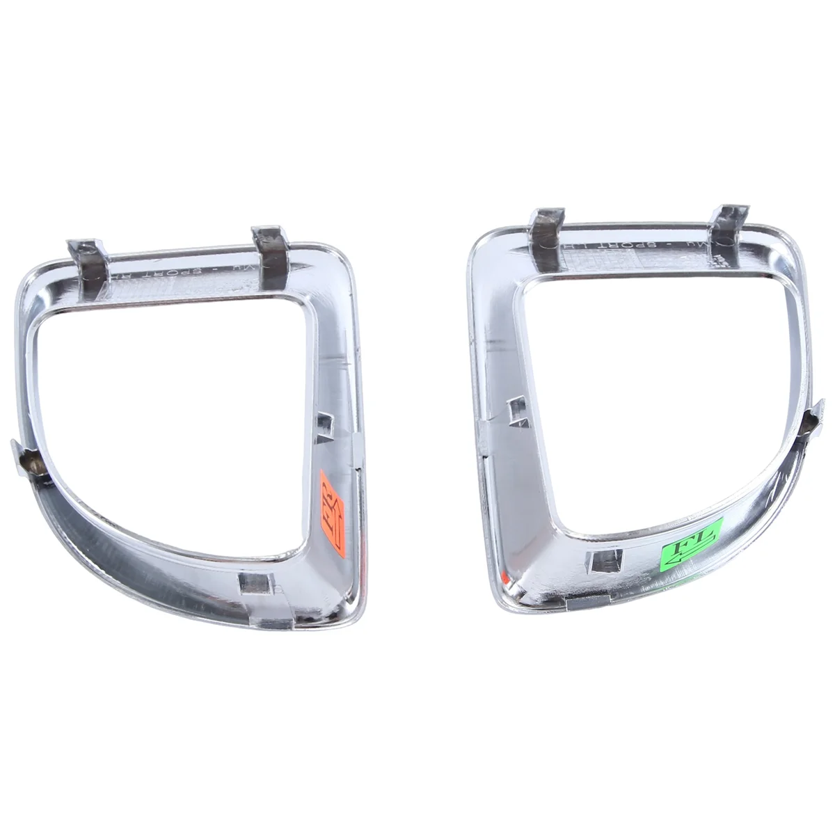 A61E-For BMW Mini R55 R56 R57 R58 R59 JCW S New Front Air Duct Frame Chrome 1 Pair Set 51117255119 51117255120