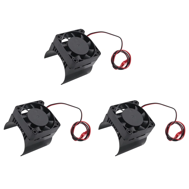 

A63T-3X 42Mm Motor Cooling Fan Heat Sink For Traxxas 1/10 E-Maxx E-Revo Summit Arrma 1/8 Kraton Talion Typhon RC Car,Black
