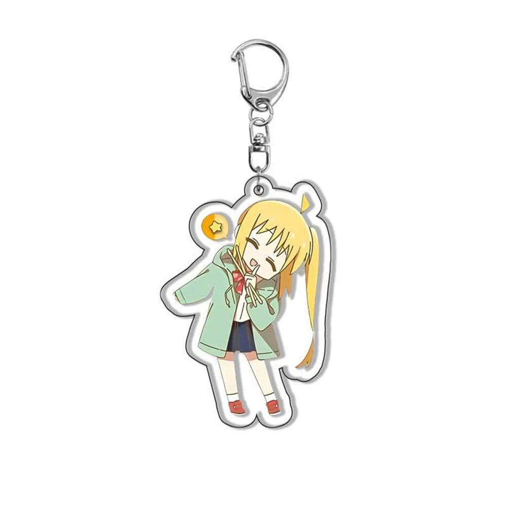 Anime BOCCHI THE ROCK! Key Ring Character Acrylic Key Chain Model Hidori Ijichi Nijika Yamada Ryo Kita Ikuyo Collect Toy Gifts