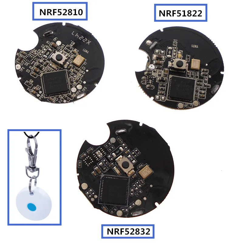 NRF51822 NRF52810 NRF52832 Bluetooth beacon module iBeacon base station uuid applet shake the wireless Bluetooth device