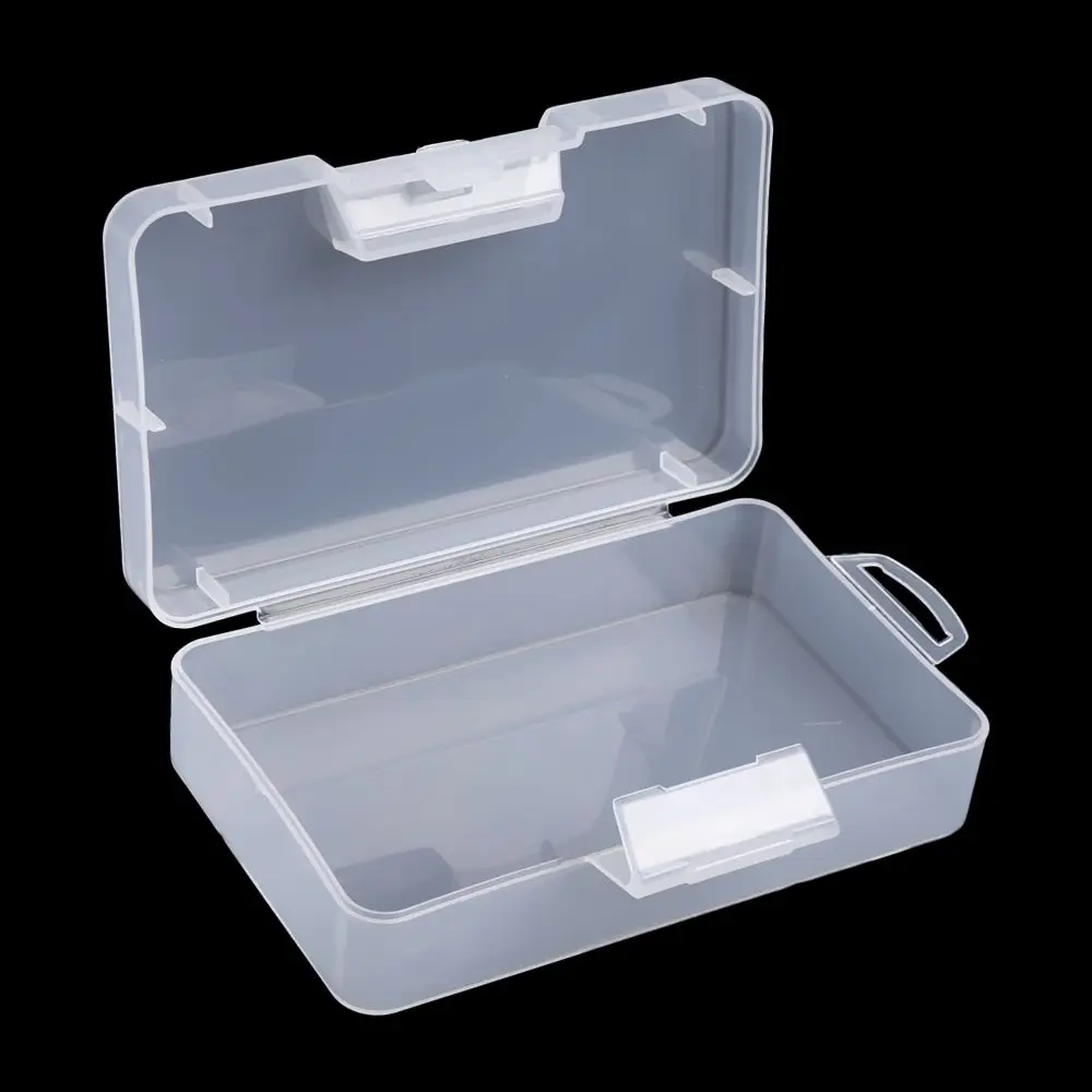4 Sizes Clips Boxes Plastic Jewelry Diamond Container Storage Box Craft Bead Holder Pill Storage Supply