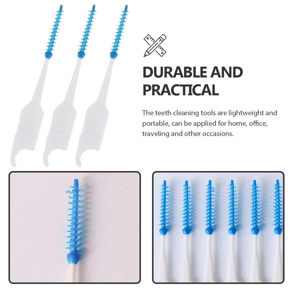 

200pcs Interdental Portable Teeth Cleaning Tools For Gaps Oral Cleaning Tools Oral Care Dental Floss Picks Travel Essential