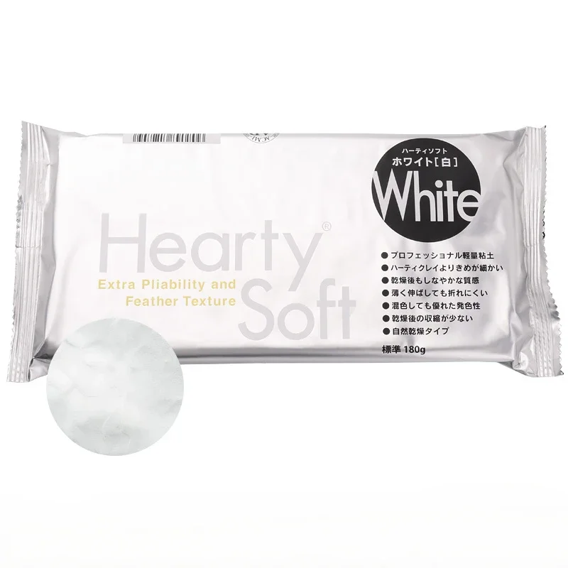 Japanse PADICO 180g Witte Stevige Zachte Lichtgewicht Klei Lucht Droog DIY Ambachten Bloem Oorbel Sieraden Pop Speelgoed Decoratie Materialen