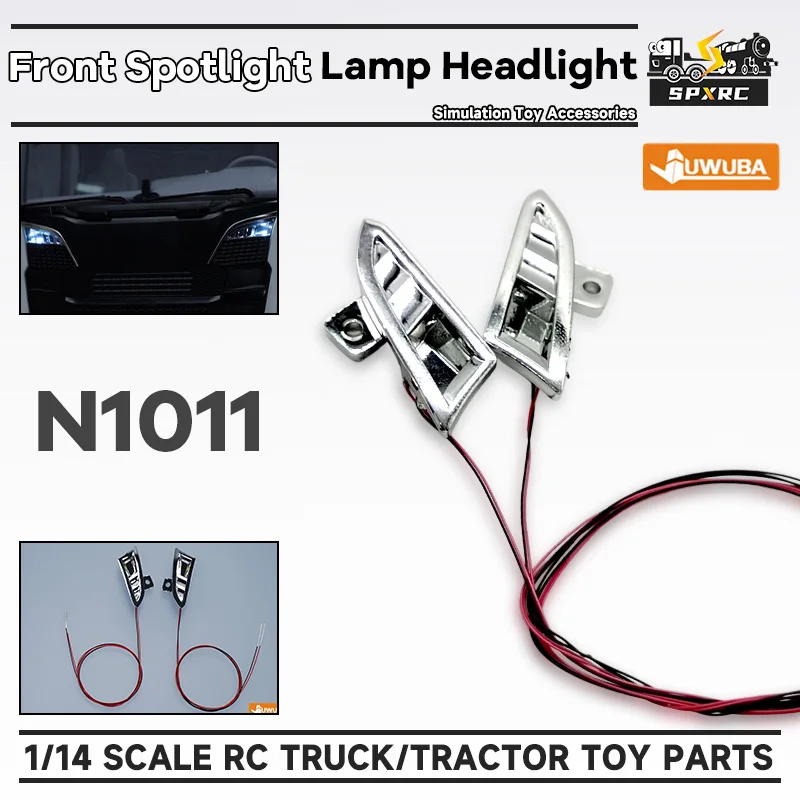 Frontscheinwerferlampe im Maßstab 1:14 für Tamiya RC Muldenkipper SCANIA 770S 6X4 56368 8X4 56371 Autozubehör